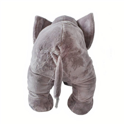 Peluche éléphant oreiller grise