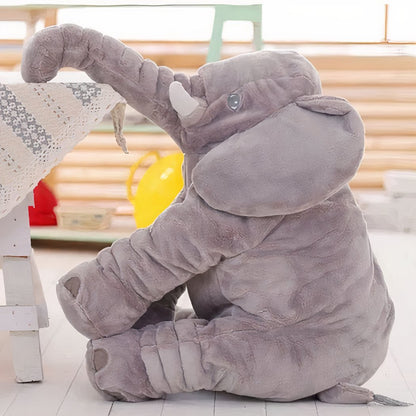 Peluche éléphant oreiller grise