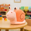 Peluche escargot avec coeur rose