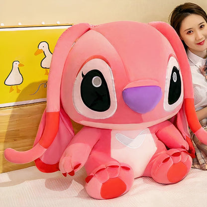 Peluche géante d'Angel rose