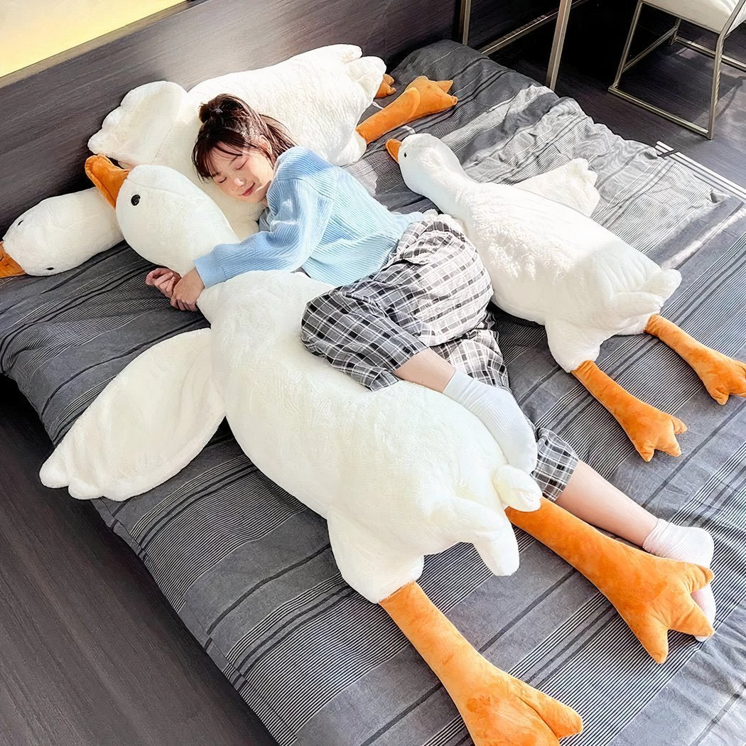 Peluche géante de canard