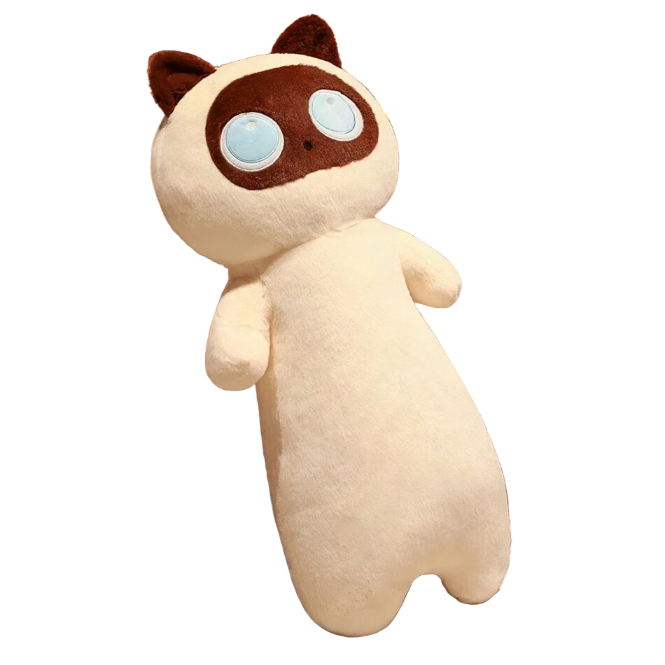 Peluche géante chat
