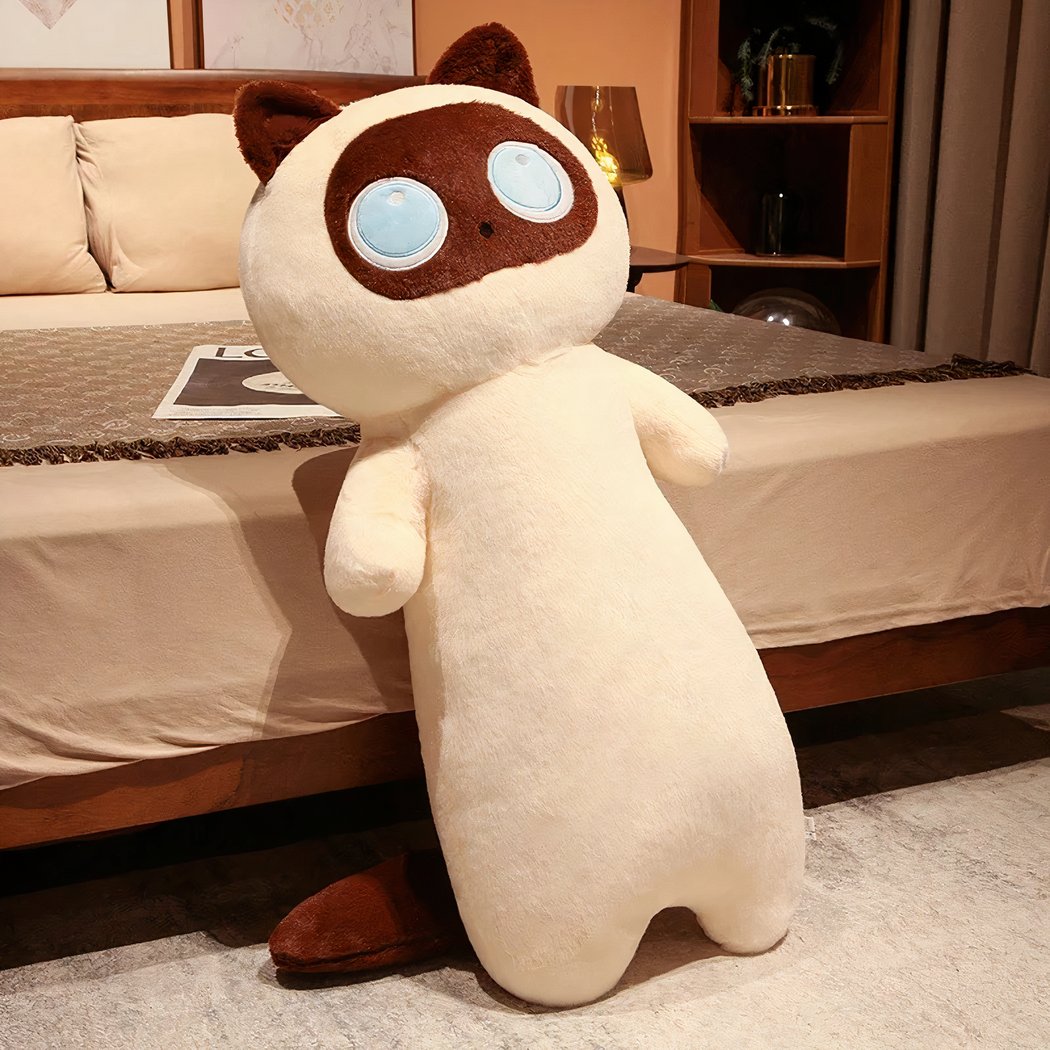 Peluche géante chat
