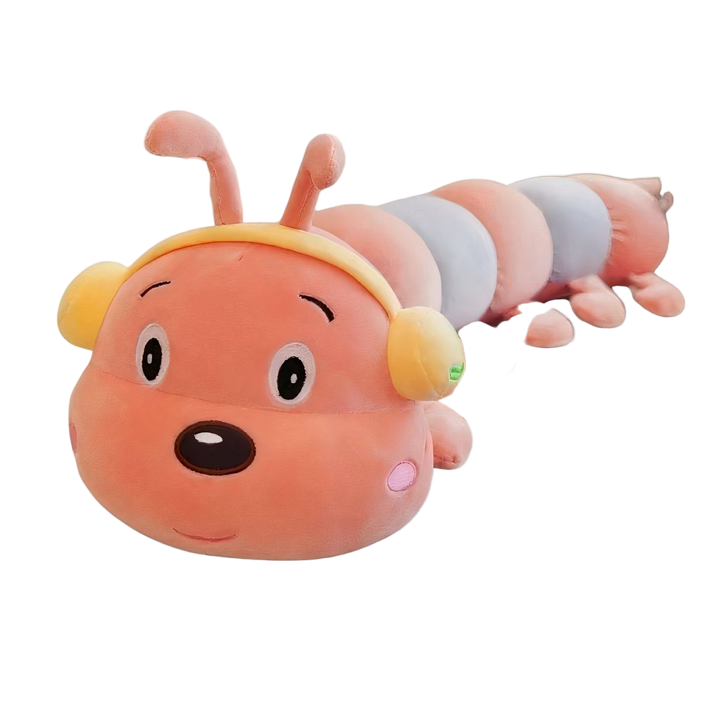 Peluche géante chenille