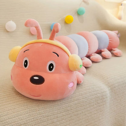 Peluche géante chenille