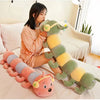 Peluche géante chenille