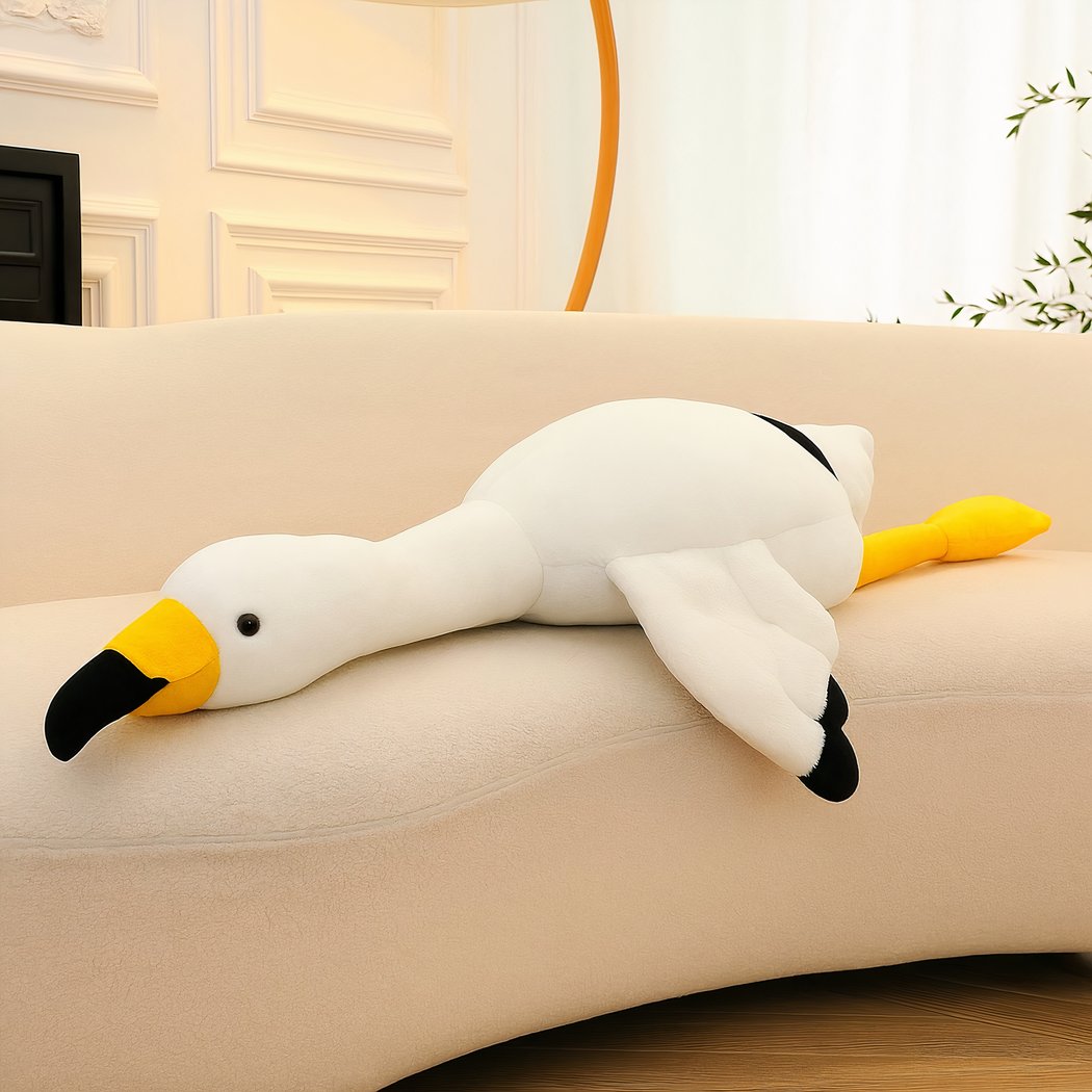 Peluche géante flamant rose ou blanc