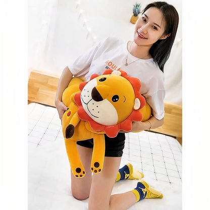 Peluche géante de lion