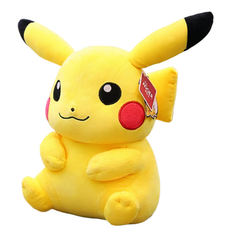 Peluche géante Pikachu souriant