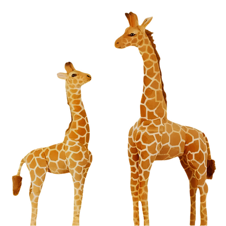 Peluche géante girafe
