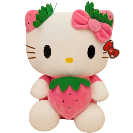 Peluche Hello Kitty fraise Kawaii