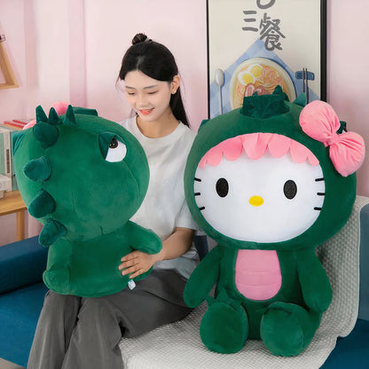 Peluche Hello Kitty Dinosaure