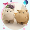 Peluche hippopotame sur quatre pattes