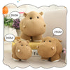 Peluche hippopotame sur quatre pattes