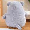 Peluche hippopotame gris en trois tailles