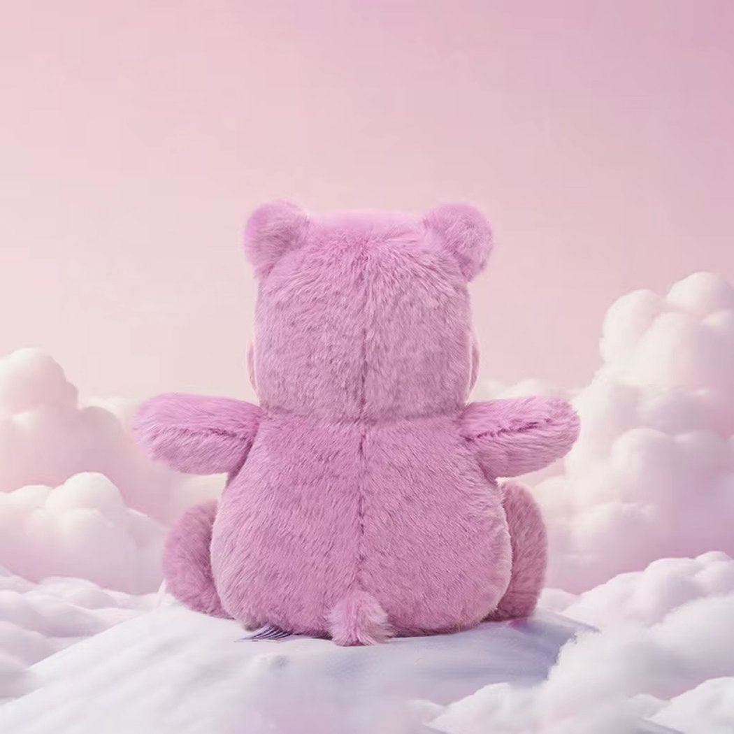 Peluche hippopotame violet mignon