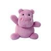 Peluche hippopotame violet mignon