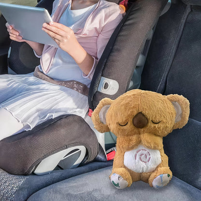 Peluche Koala jaune ou grise qui respire avec musique relaxante