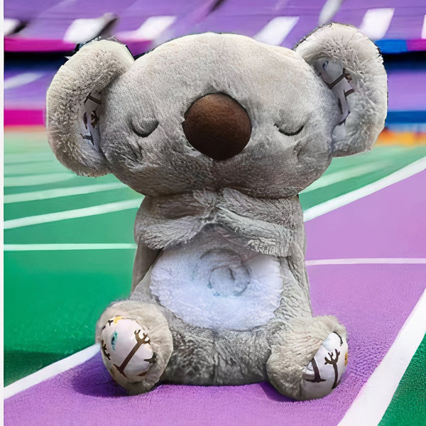 Peluche Koala jaune ou grise qui respire avec musique relaxante