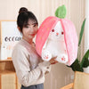 Peluche lapin caché dans une fraise