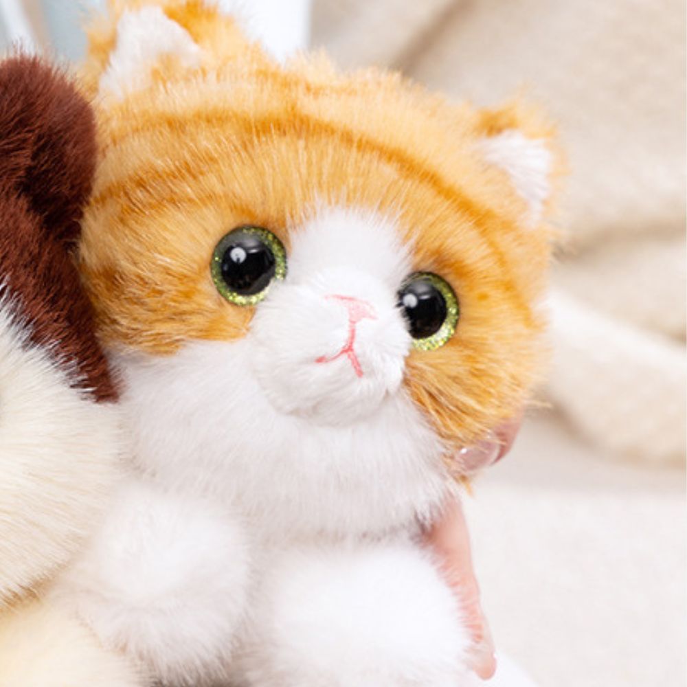 Peluche lestée chat