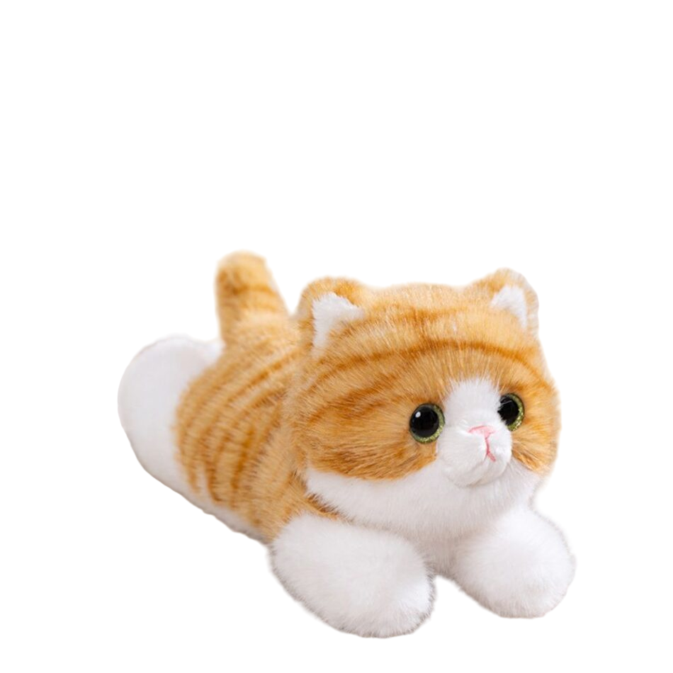 Peluche lestée chat