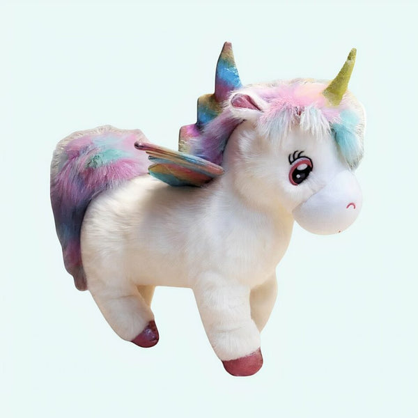 Peluche licorne blanche trop mignonne