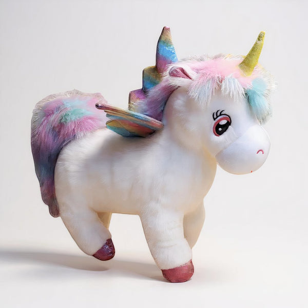 Peluche licorne blanche trop mignonne