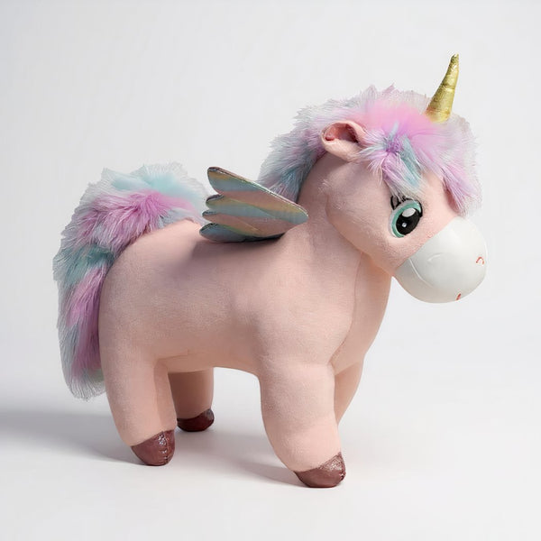 Peluche licorne rose trop mignonne