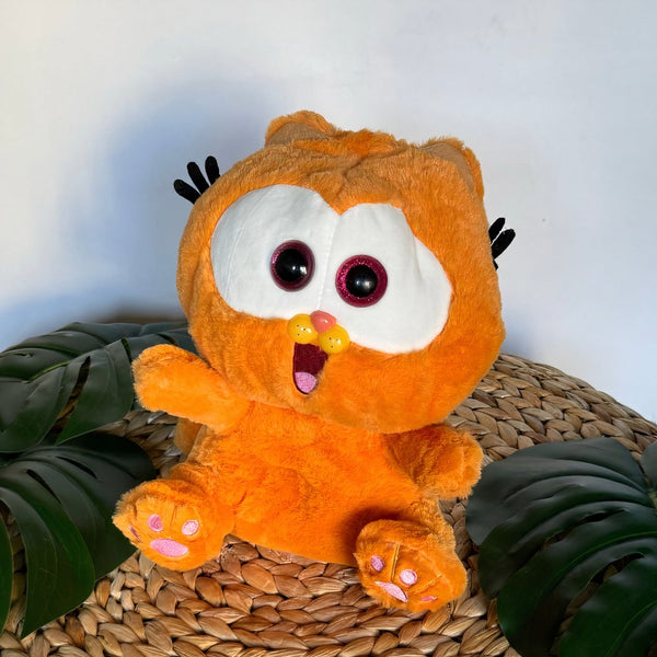 Peluche musicale Garfield avec des gros yeux qui respire