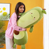 Peluche oreiller géant en forme d'avocat