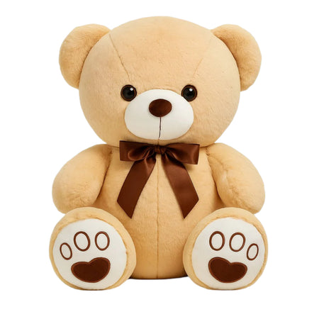 Peluche ours beige à croquer