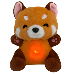 Peluche panda roux qui respire avec berceuse