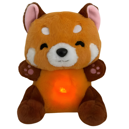 Peluche panda roux qui respire avec berceuse