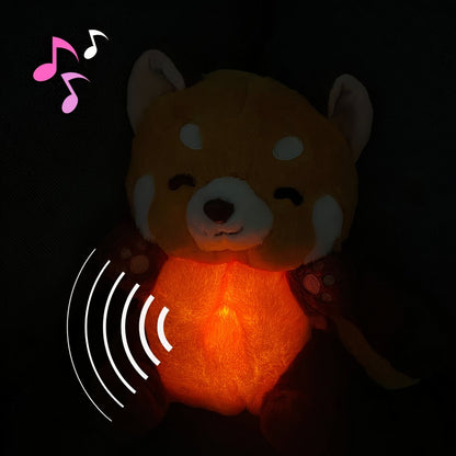 Peluche panda roux qui respire avec berceuse