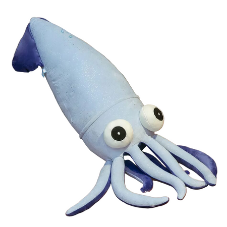 Peluche pieuvre-calamar géante