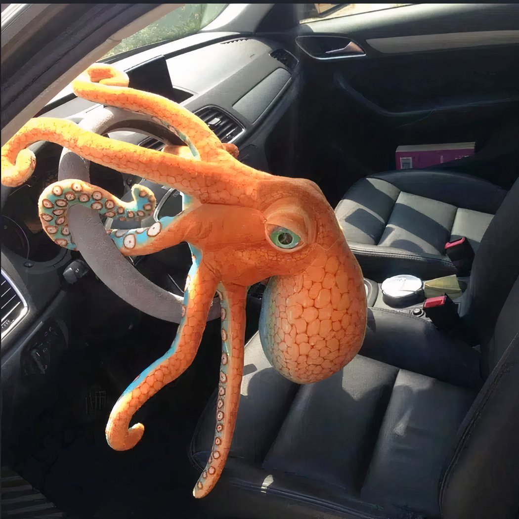 Peluche pieuvre géante Roi des océans