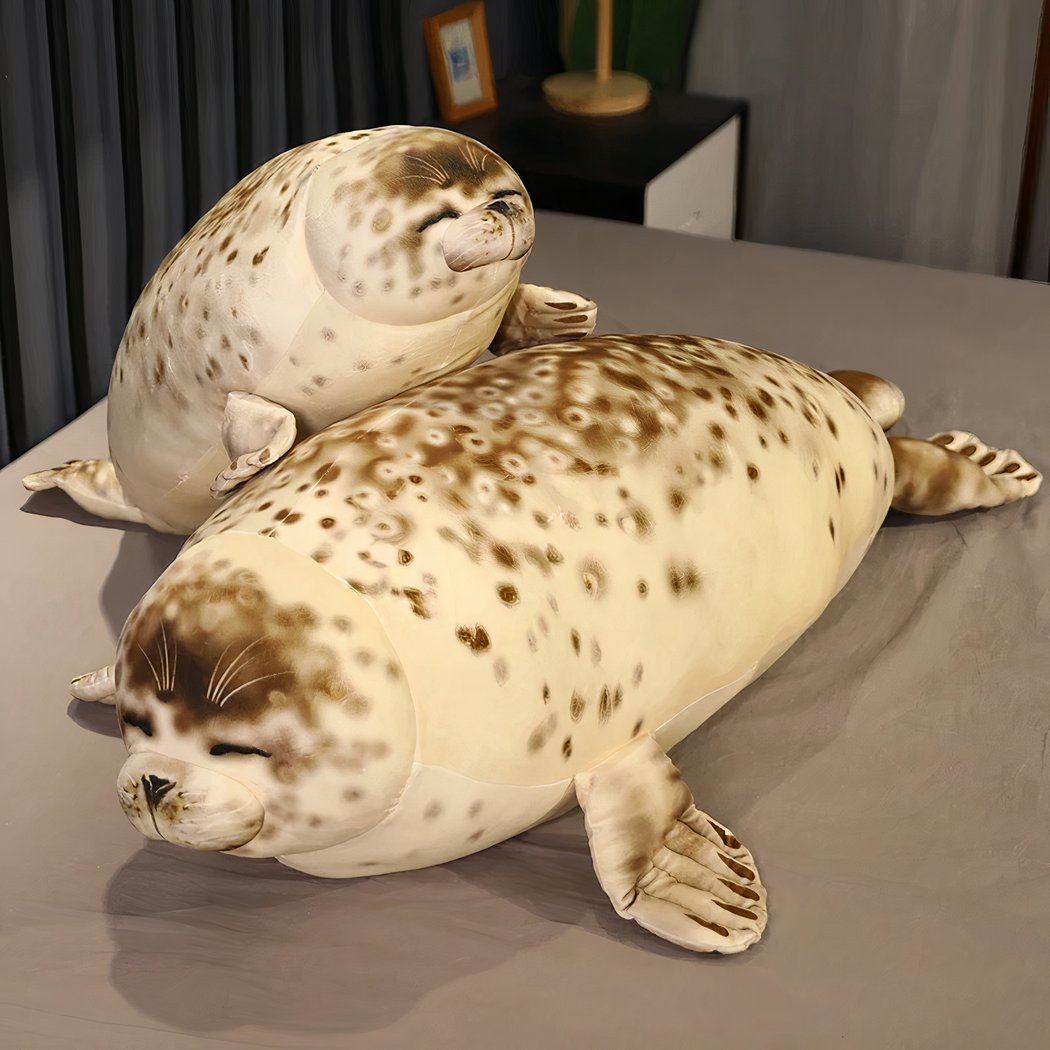 Peluche réaliste phoque