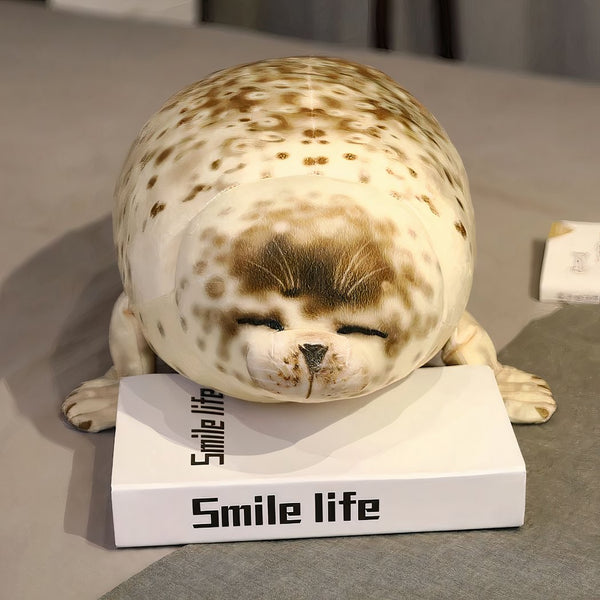 Peluche réaliste phoque