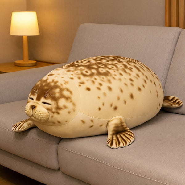 Peluche réaliste phoque