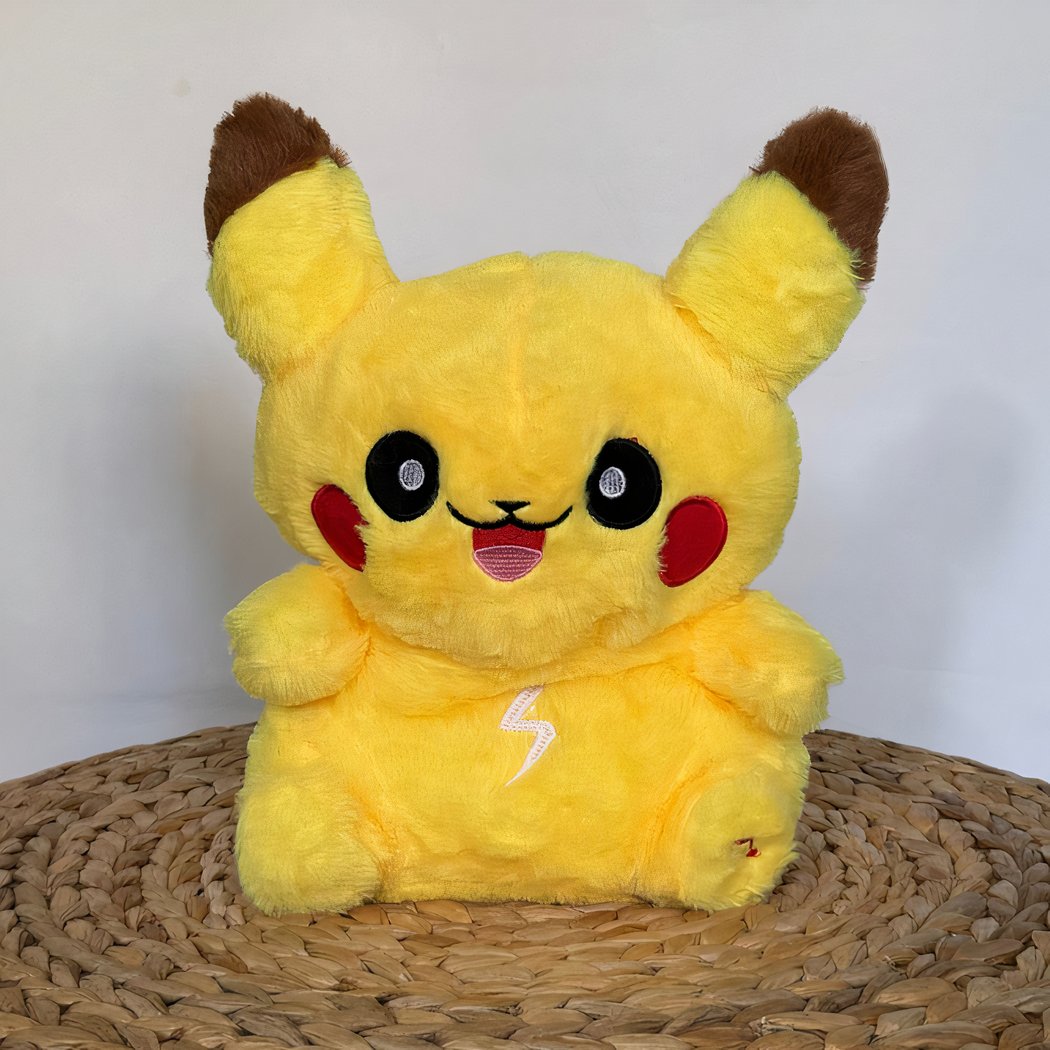 Peluche veilleuse Pikachu qui respire avec berceuses
