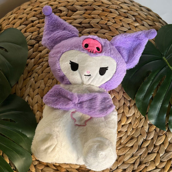 Peluche veilleuse Hello Kitty Kuromi violet qui respire