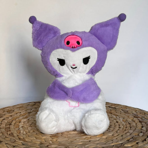 Peluche veilleuse Hello Kitty Kuromi violet qui respire