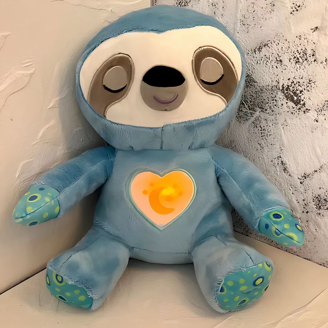 Peluche veilleuse paresseux qui respire
