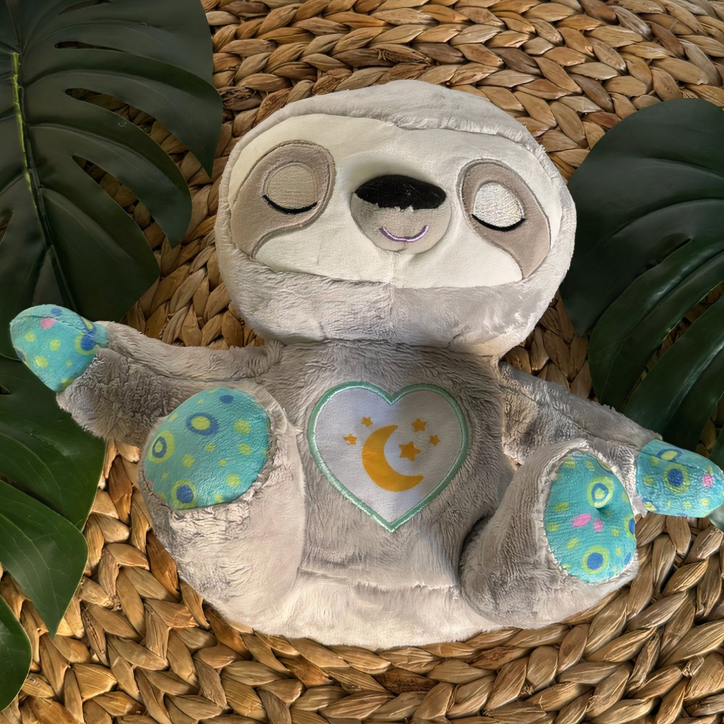 Peluche veilleuse paresseux qui respire