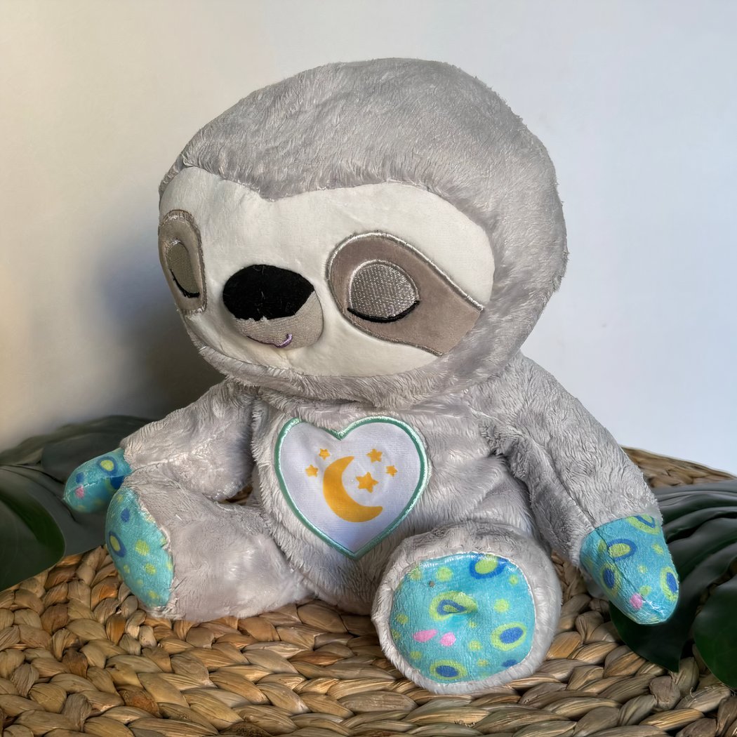 Peluche veilleuse paresseux qui respire