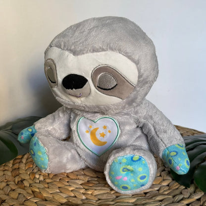 Peluche veilleuse paresseux qui respire