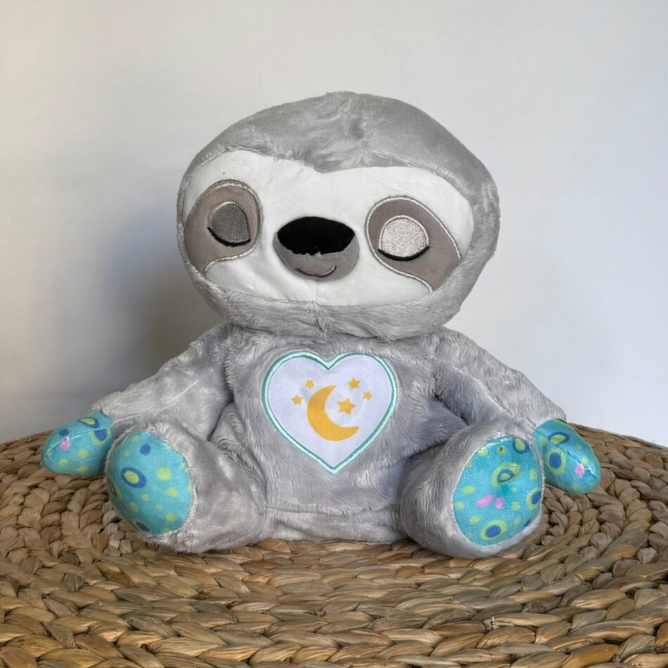 Peluche veilleuse paresseux qui respire