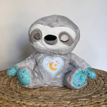 Peluche veilleuse paresseux qui respire