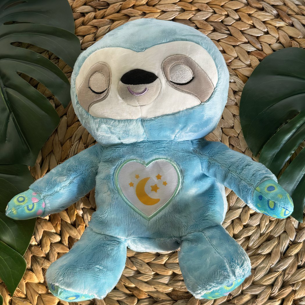 Peluche veilleuse paresseux qui respire